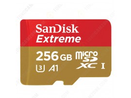 Sandisk Extreme MicroSDHC UHS-I Card Read 100MBs/Write 90 MBs 256GB (With Adapter)